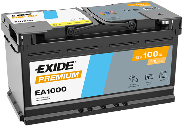 Baterie Auto EXIDE PREMIUM 100 Ah EA1000