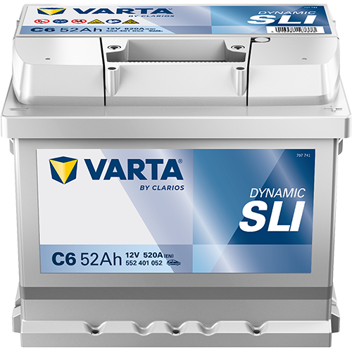 52 AH VARTA DYNAMIC SLI C6