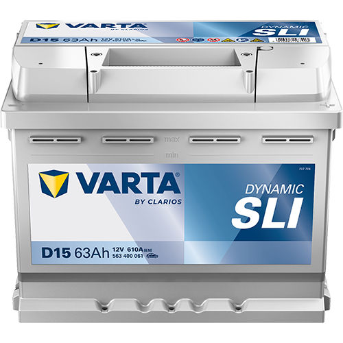 63 AH VARTA DYNAMIC SLI D15