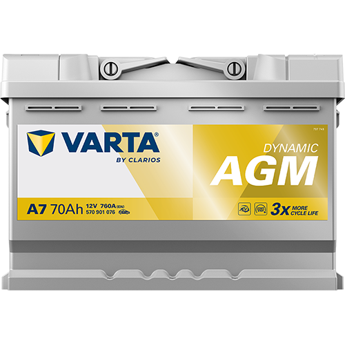 70 AH DYNAMIC AGM VARTA