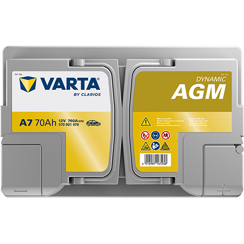 70 AH DYNAMIC AGM VARTA