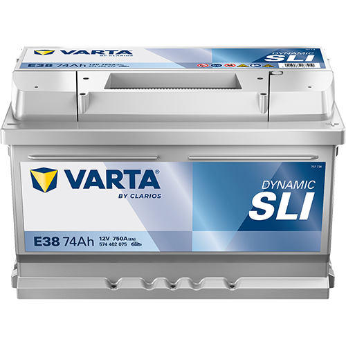 74 AH VARTA DYNAMIC SLI E38