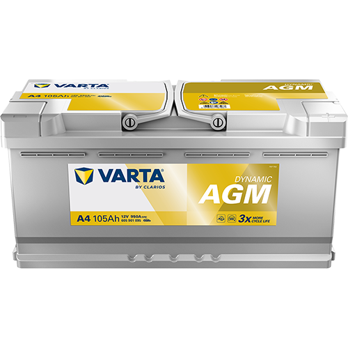 105 AH DYNAMIC AGM VARTA