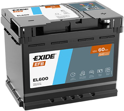Baterie Auto EXIDE EFB 60 Ah EL600