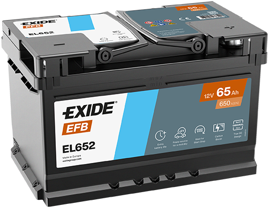 Baterie Auto EXIDE EFB 65 Ah EL652