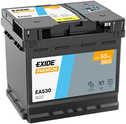 Baterie Auto EXIDE PREMIUM 53 Ah EA530