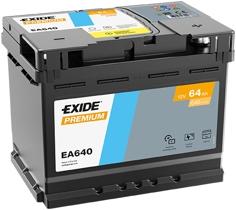 Baterie Auto EXIDE PREMIUM 64 Ah EA640