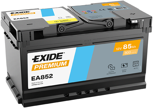 Baterie auto Exide Premium 85 Ah 800 en EA852