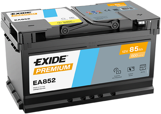 Baterie auto Exide Premium 85 Ah 800 en EA852